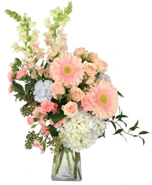 Blushing Horizon — Vase arrangement