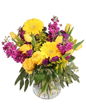 Cameron's Flower Shop birthday arrangement