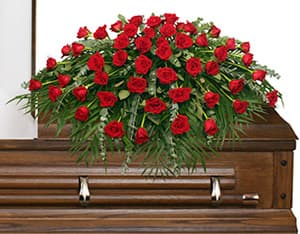Cameron's Flower Shop casket spray for a Kitchener funeral home